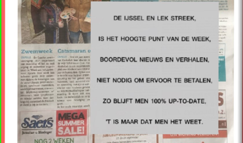 Goede Gedicht van de week: Het hoogtepunt van de week | IJssel en OP-51